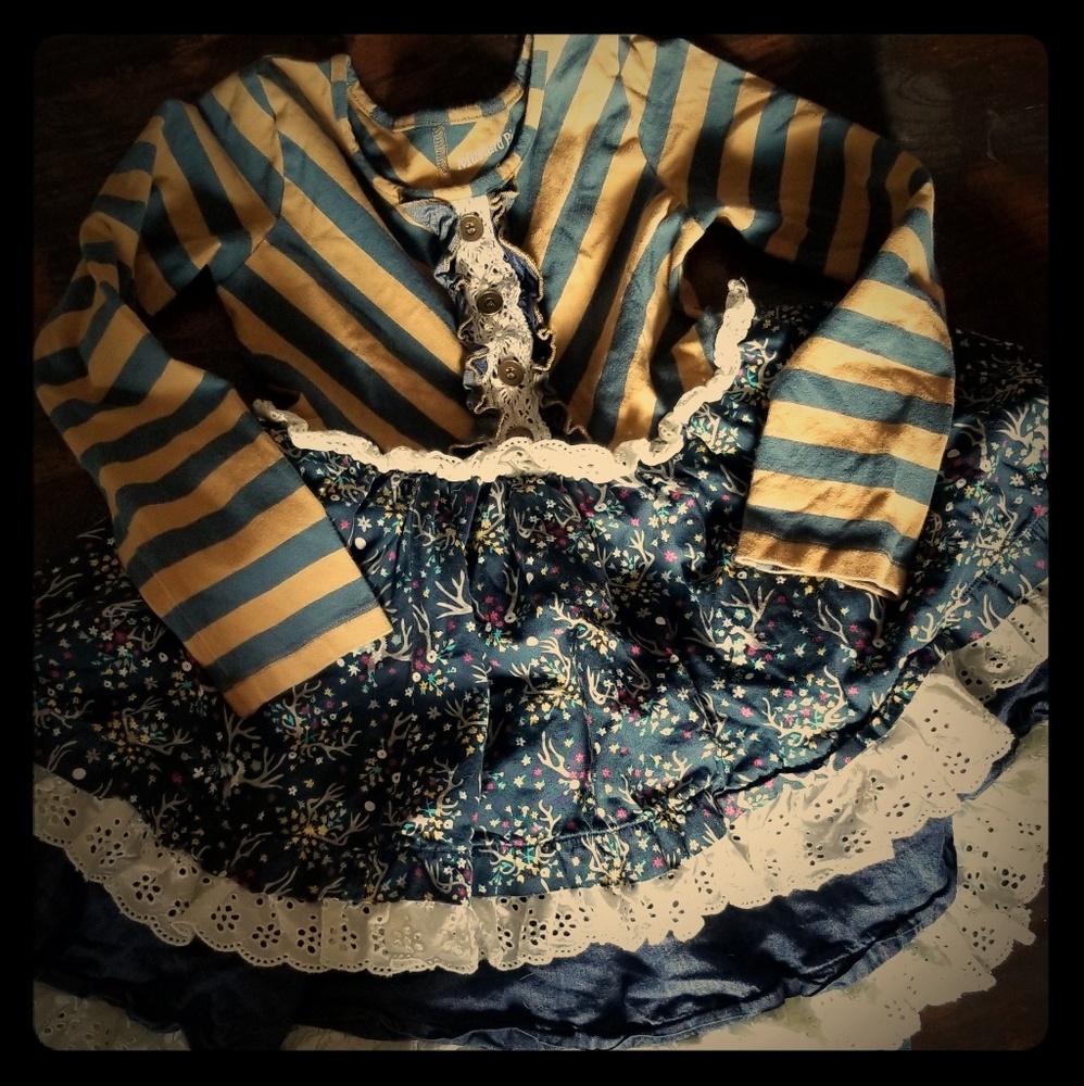 Girls Mustard Pie Outfit